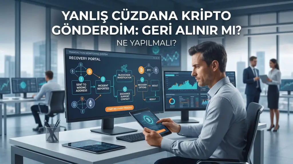 yanlis hesaba kripto para gondermek